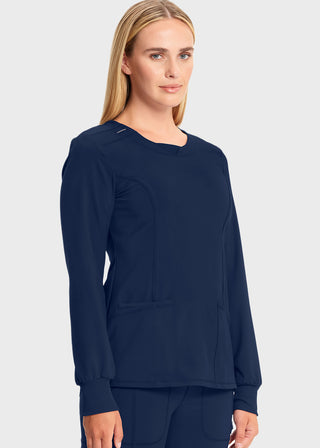 Cherokee Infinity Women's Contemporary fit, long sleeve V-neck top