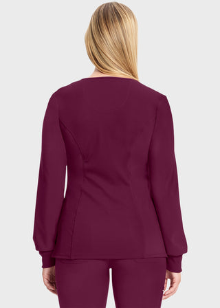 Cherokee Infinity Women's Contemporary fit, long sleeve V-neck top