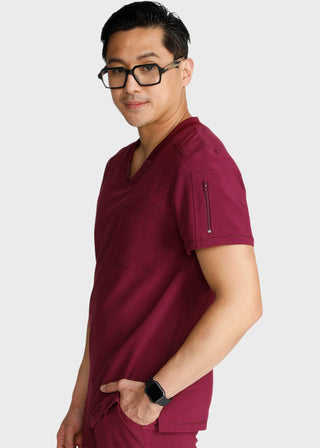 Cherokee Men's V-Neck Scrub Top