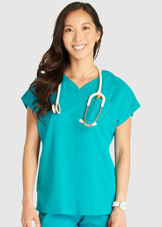 Cherokee Atmos Women's V-Neck Dolman Sleeve Scrub Top