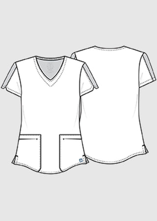 Cherokee Atmos Women's V-Neck 2 Pocket Scrub Top