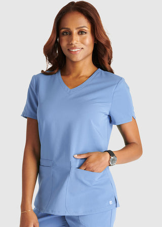 Cherokee Atmos Women's V-Neck 2 Pocket Scrub Top