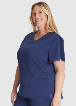 Cherokee Atmos Women's V-Neck 2 Pocket Scrub Top