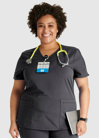 Cherokee Atmos Women's V-Neck 2 Pocket Scrub Top