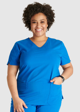 Cherokee Atmos Women's V-Neck 2 Pocket Scrub Top