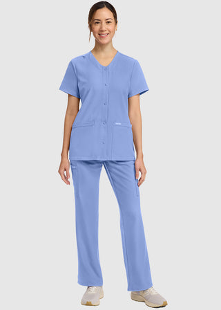 Cherokee WW Originals Ultra Women's Snap-Front Top