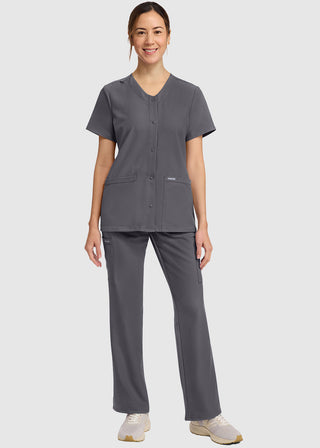 Cherokee WW Originals Ultra Women's Snap-Front Top