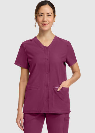 Cherokee WW Originals Ultra Women's Snap-Front Top
