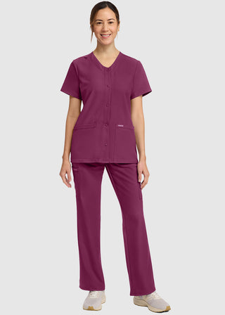 Cherokee WW Originals Ultra Women's Snap-Front Top