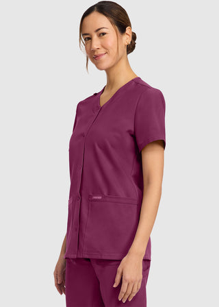 Cherokee WW Originals Ultra Women's Snap-Front Top