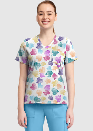 Cherokee Genuine Women's High-Low V-Neck Top