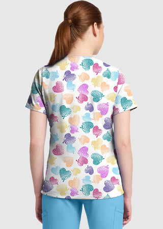 Cherokee Genuine Women's High-Low V-Neck Top