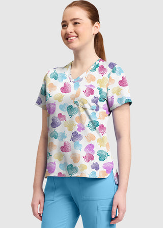 Cherokee Genuine Women's High-Low V-Neck Top