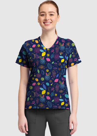 Cherokee Genuine Women's High-Low V-Neck Top