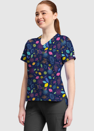 Cherokee Genuine Women's High-Low V-Neck Top