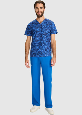 Cherokee Genuine Unisex V-Neck Top in Shibori Stethoscopes