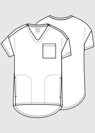 Cherokee Achieve V-Neck Tunic Women's Top