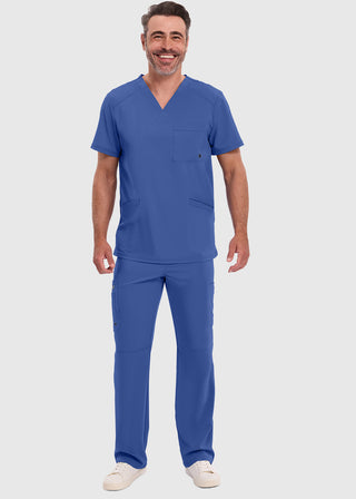 Cherokee Infinity Men's V-Neck Scrub Top