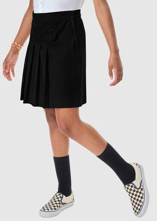 Classroom Uniforms Girls Stretch Pleated Tab Scooter