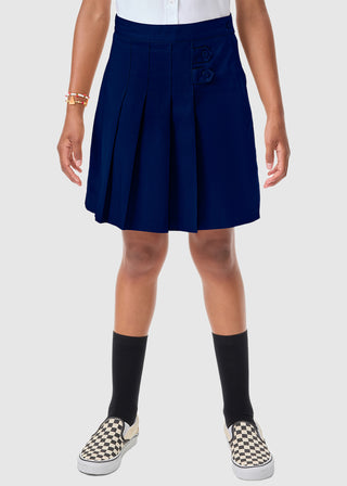 Classroom Uniforms Girls Stretch Pleated Tab Scooter