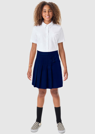Classroom Uniforms Girls Stretch Pleated Tab Scooter