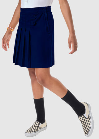 Classroom Uniforms Girls Stretch Pleated Tab Scooter