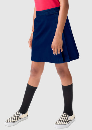 Classroom Uniforms Girls Stretch Double-Pleated Scooter