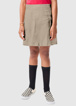 Classroom Uniforms Girls Stretch Double-Pleated Scooter