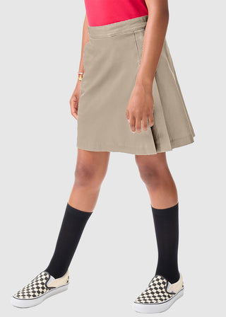 Classroom Uniforms Girls Stretch Double-Pleated Scooter