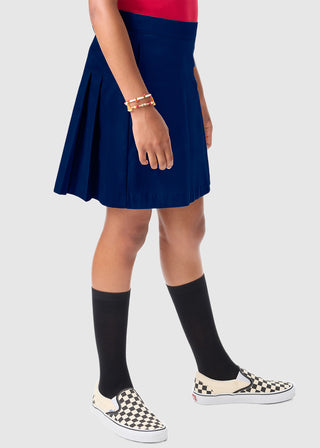 Classroom Uniforms Girls Stretch Double-Pleated Scooter