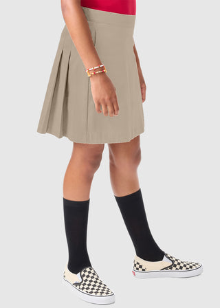 Classroom Uniforms Girls Stretch Double-Pleated Scooter