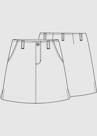 Classroom Uniforms Juniors Stretch Fly Front Scooter