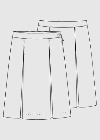 Classroom Uniforms Girls Kick Pleat Skirt