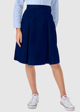 Classroom Uniforms Girls Plus Kick Pleat Skirt
