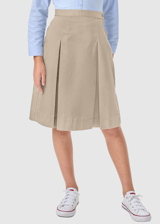 Classroom Uniforms Girls Plus Kick Pleat Skirt