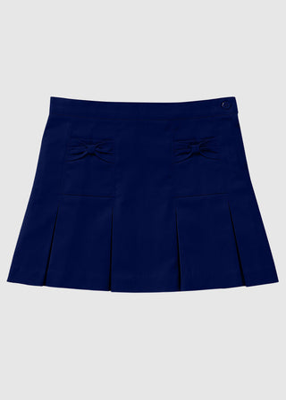Classroom Uniforms Girls Stretch Bow Pocket Scooter