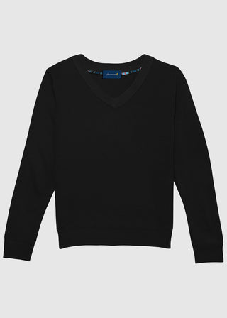 Classroom Uniforms Unisex Long Sleeve Youth V-neck Sweater