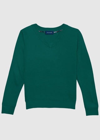 Classroom Uniforms Adult Unisex Long Sleeve V-Neck Sweater