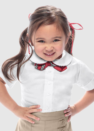 Classroom Uniforms Preschool Short Sleeve Peter Pan Blouse