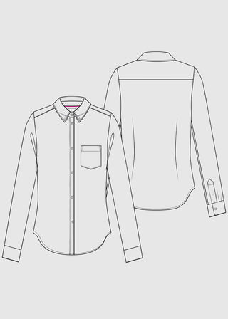 Classroom Uniform Girls Long Sleeve Oxford Shirt