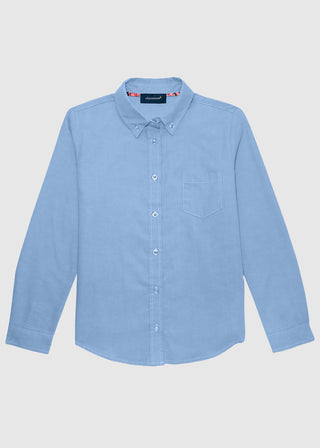Classroom Uniform Juniors Long Sleeve Oxford Shirt