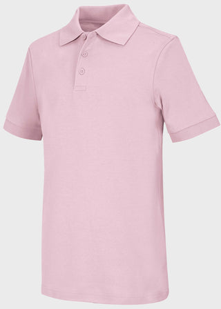 Classroom Uniforms Adult Girls Short Sleeve Interlock Polo