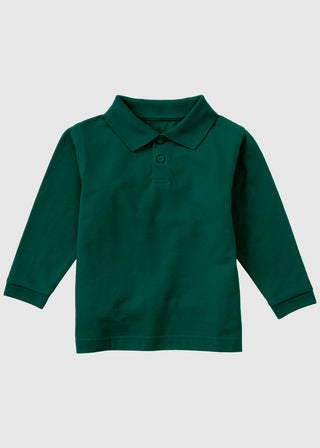 Classroom Preschool Long Sleeve Pique Polo