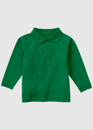 Classroom Preschool Long Sleeve Pique Polo