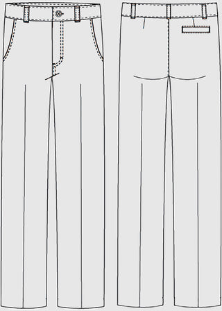 Classroom Flat Front Traditional Twill Pant