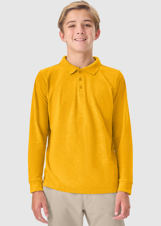 Cherokee Classroom Adult Long Sleeve Pique Polo