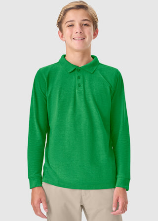 Cherokee Classroom Adult Long Sleeve Pique Polo