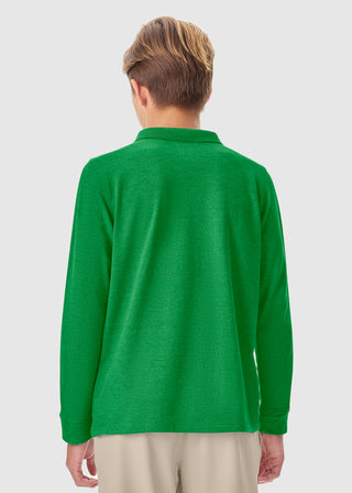 Cherokee Classroom Adult Long Sleeve Pique Polo