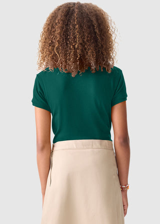 Jrs Short Sleeve Fitted Interlock Polo