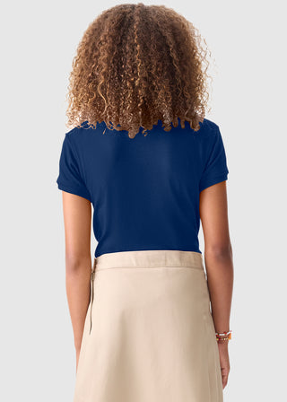 Jrs Short Sleeve Fitted Interlock Polo